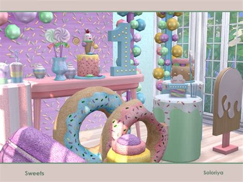 The Sims Resource Sweets By Soloriya • Sims 4 Downloads
