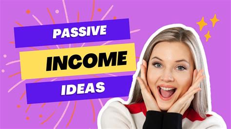 passive income ideas youtube