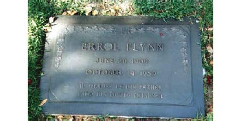 Errol Flynn Hollywood Legends Famous Graves Errol