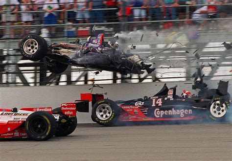 Spectacular Crashes From The Indianapolis 500 Racing Race Cars Indy