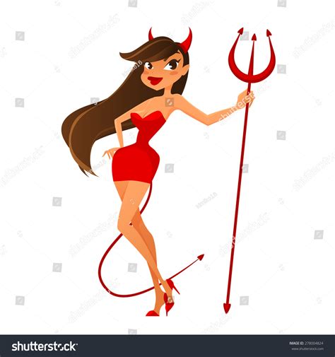 Sexy Devil Woman Stock Vector Royalty Free Shutterstock