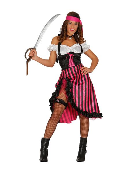 Sexy Pirate Costume Pink For Theme Parties And Carnival Parties Horror