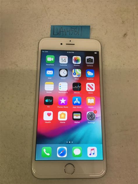 Apple Iphone 6 Plus Unlocked Silver 64gb A1522 Luan45811 Swappa