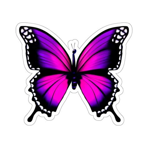 Pink Monarch Butterfly Sticker Purple Laptop Decal Vinyl Cute Waterbo