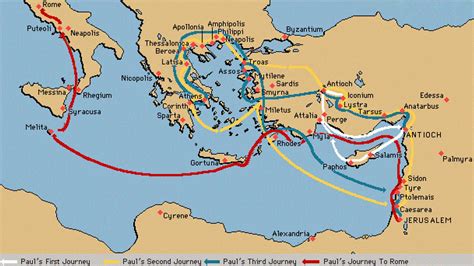 Saint Paul Life And Missionary Journeys