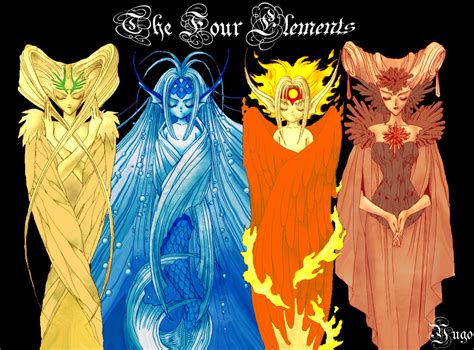 The Four Elements By Y3rk0 On Deviantart