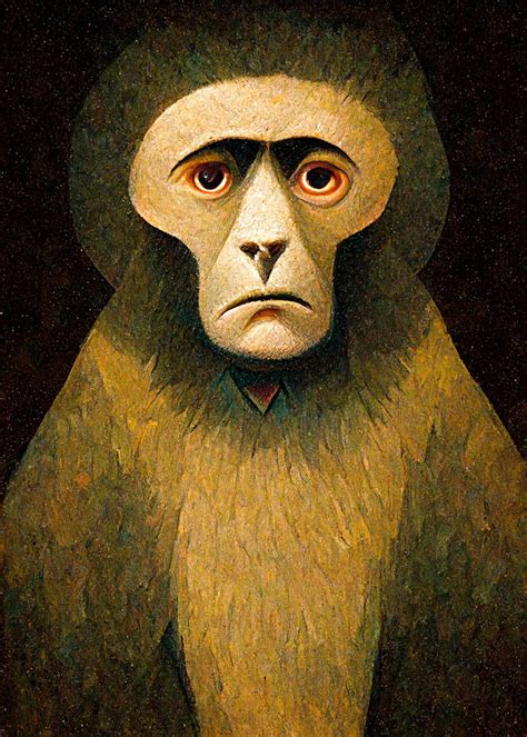 Ape Is Man Painting By Jesse Forsell Fine Art America