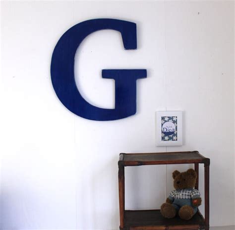 Large Wooden Letter Giant Letter Custom Letter Decorated Etsy