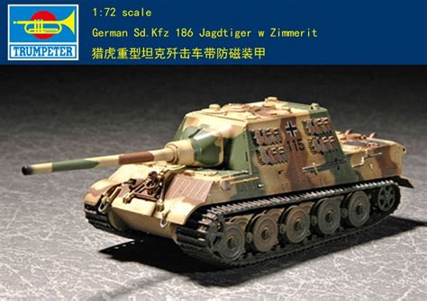172 German Hunting Tiger Heavy Tank Destroyer With Antimagnetic Armor