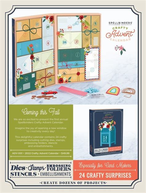 2022 Spellbinders Crafty Advent Calendar Preorder