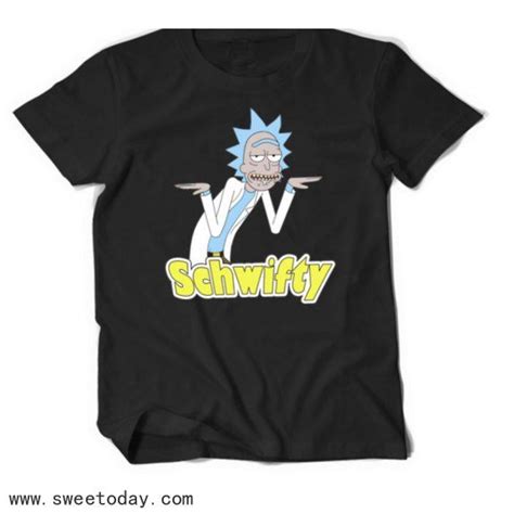 Rick And Morty Rick Sanchez Get Schwifty T Shirt Rick And Morty In 2022