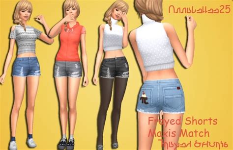 Maxis Match Shorts By Annabellee25 At Simsworkshop Sims 4 Updates