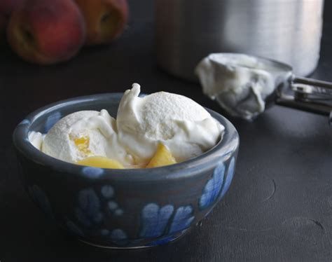 Honey Peach Frozen Yogurt And A Giveaway Taste Love And Nourish
