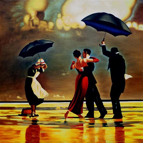 Dancing In The Rain Painting By Michael Pancito