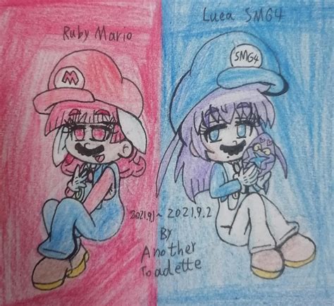 Ruby Mario And Luea Smg4 By Wwonghanxuan On Deviantart