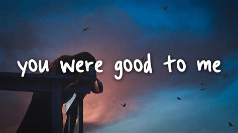 Plus, the team who made brought to you by… takes a minute to say goodbye. jeremy zucker & chelsea cutler - you were good to me ...