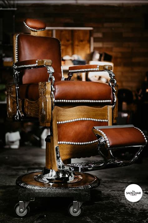 Antique Barber Chair Restoration And Repair The Salon Chair Guys