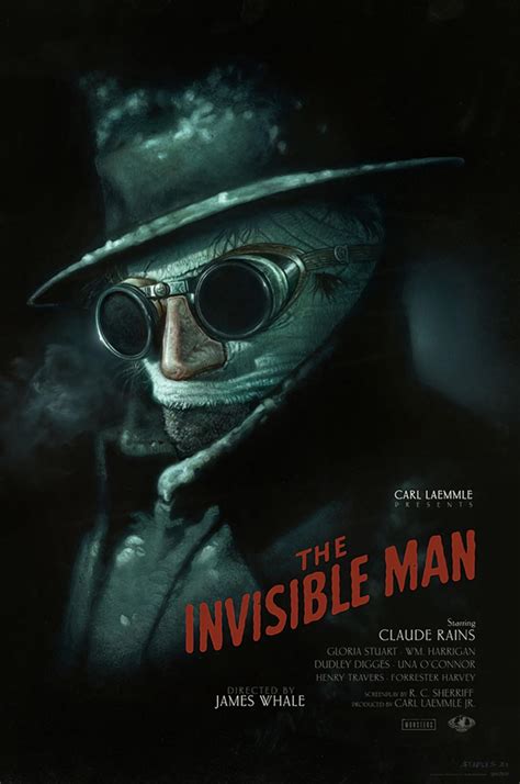 The Invisible Man 1933 2508x3780 By Greg Staples Rmovieposterporn