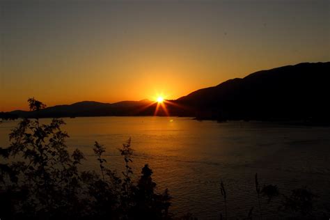 Vancouver Sunset Sunset From Prospect Point In Stanley Par Shaken