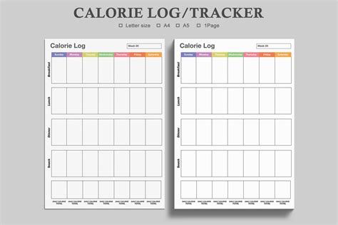 Calorie Trackerhealth Tracker Graphic By Watercolortheme · Creative