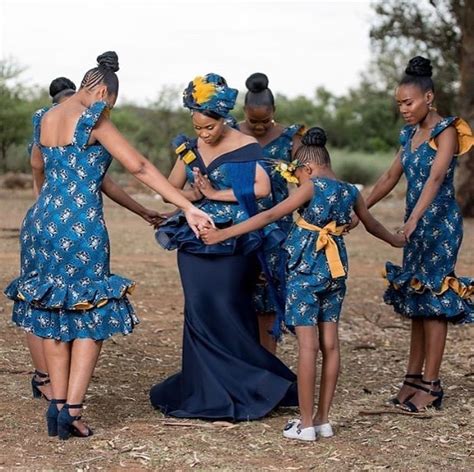 South African Traditional Wedding And Seshweshwe With A