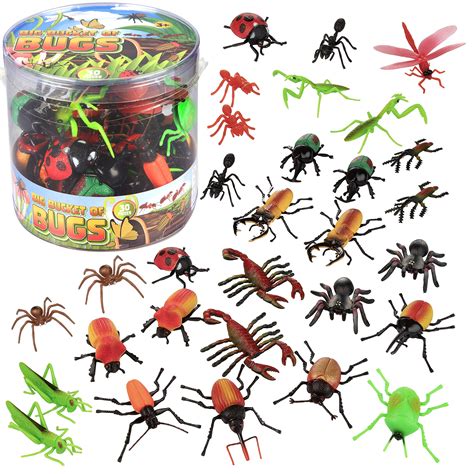 Buy Toy Bug Action Figure Playset 30 Pieces With 15 Unique Giant