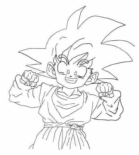 You can use our amazing online tool to color and edit the following dragon ball z trunks coloring pages. DRAGON BALL Z GOTENKS COLORING PAGE - Coloring Home