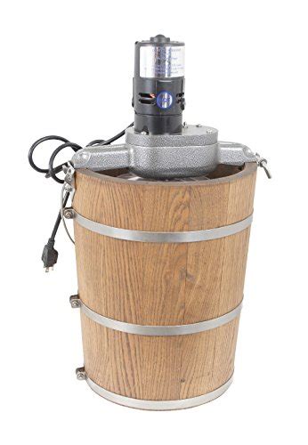 Qt Country Ice Cream Maker Classic Wooden Tub Country Electric Motor Terraswing Us