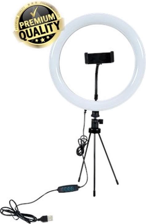 Selfie Ring Light Ringlamp Met Statief Hoge Kwaliteit