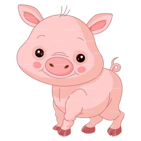 Clipart Cute Pig Royalty Free Vector Design Woodland