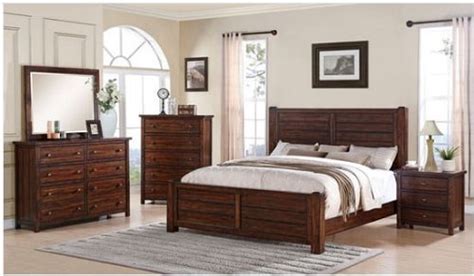 Levin is a modern farmhouse style furniture with antique taupe finish with coordinating brushed silver hardware. Elegant and Gorgeous 4 Piece Levin Bedroom Sets Under $2500