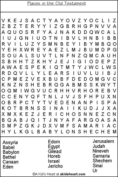 Tbk Bible Puzzle Printable Word Games Bible Words