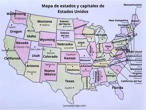 Capitales Estado De Estados Unidos
