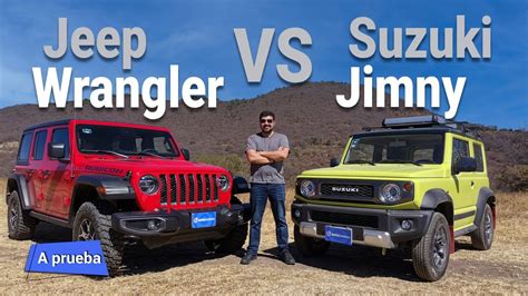Suzuki Jimny Vs Jeep Wrangler ¿cuál Es El Mejor Todoterreno