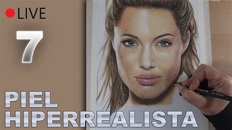 Como Dibujar A Angelina Jolie Hiperrealista Con Lápices De Colores