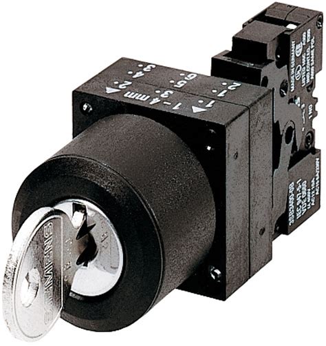 Siemens Non Illuminated Selector Switch 22mm 2 Maintained