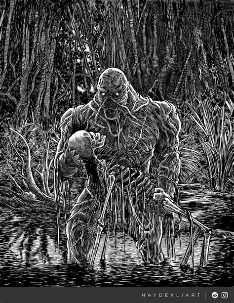 Swamp Thing Art By Me Rcomicbookart