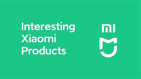 6 Most Interesting Xiaomi Products Xiaomiui
