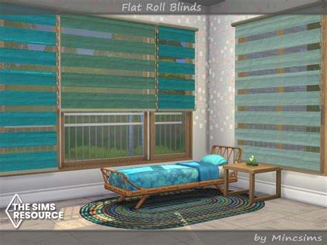 The Sims Resource Flat Roll Blinds