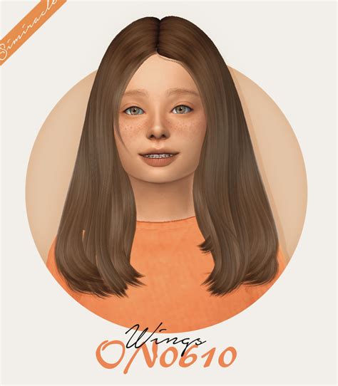 Sims 4 Hairs Simiracle Wings On0824 Hair Retextured