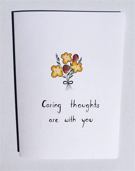 Condolence Card Flowers Beautiful With Deepest Sympathy Etsy