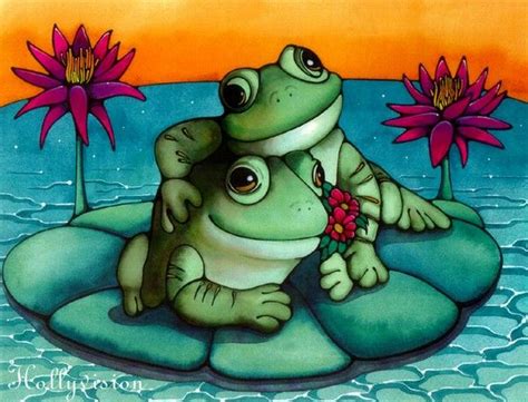 Frogs By Holly Kitaura Frog Art Frog Illustration Cute Frogs