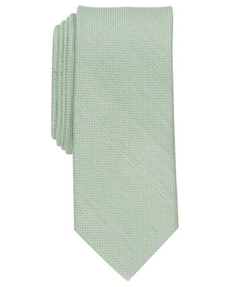 Bar Iii Synthetic Meadow Skinny Textured Tie Created For Macys In