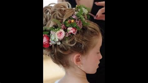 Flower Girl Wedding Hairstyles Youtube