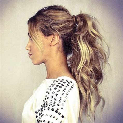 50 Pretty Easy Messy Ponytail Hairstyles You Can Try
