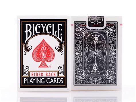 Bicycle Classic Black Deck Rider Back Playing Cards Standard Index
