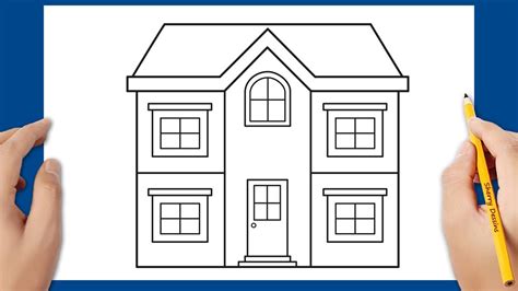 Comment Dessiner Une Maison How To Draw A House Step By Step