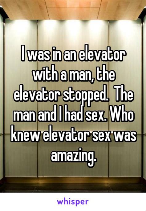 secret couple confessions we had elevator sex