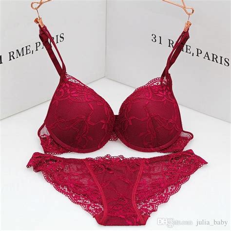 new allura red brand underwear women sexy seamless lace bra sets fashion push up bra wholesale
