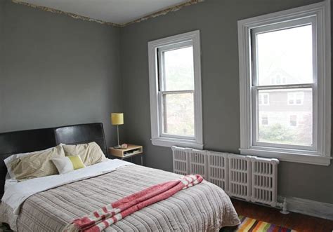paint colors stately kitsch grey bedroom  pop  color wall